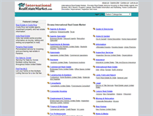Tablet Screenshot of internationalrealestatemarket.com